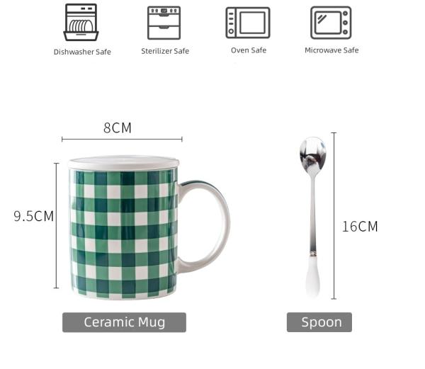 Christmas 2024 Ceramic Gift Mug Water Milk Coffee Tea Mug Porcelain Tea Cup Stoneware Gift Cup