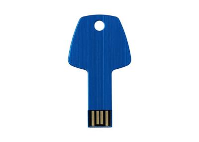 Key Shaped Custom Usb Flash Drive Metal Material With 12 Months Warranty