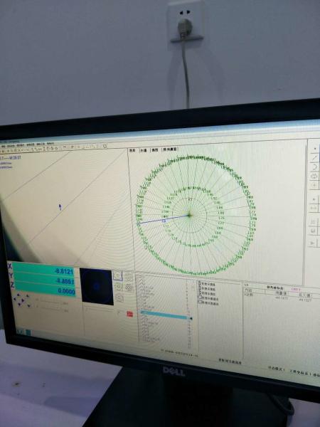 Auto Vision Measuring Machine Test Wheel Gear Accuracy 3+L/200 μm LED Illumination
