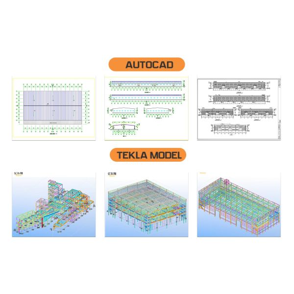 Steel construction large span metal warehouse building