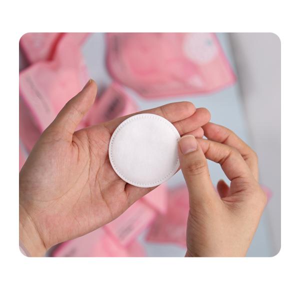 Portable Round Makeup Remover Pads 5pcs 10pcs 20pcs Cotton Cosmetic Pads