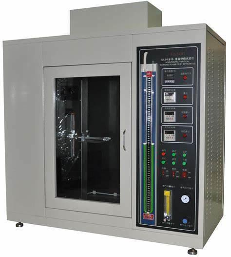 Conveyor Belt Vertical Combustion Testing Equipment For Chemical And Electrical Industries