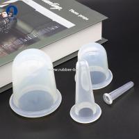 PCes do copo 4 do vácuo das celulites do Massager erval natural do silicone da planta anti