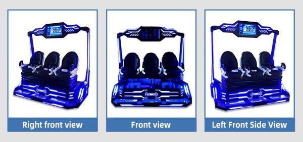3 Chairs Egg Vr Cinema CE Certified Industrial Grade For Entertainment