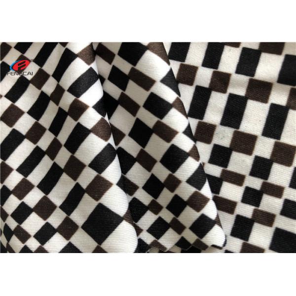 200GSM Weft Knitted Fabric , Polyester Spandex Fabric For Swimwear Sports