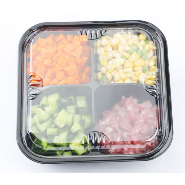 Customized Design Recyclable PET Blister Packaging with Heat Sealing for Transparent Fruit Packaging Box