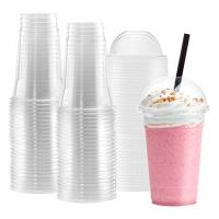 le plastique de PLA 100F les tasses froides compostables BPA jetable de 16 onces libèrent non toxique