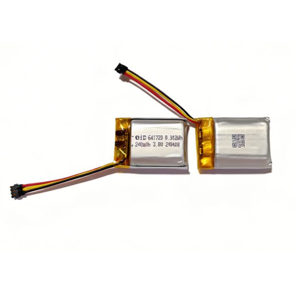 OID641723HV 3.8V 260mAh Lithium Polymer Battery with 500+ Cycles and Extreme Cold Performance for Electronic Pipettes