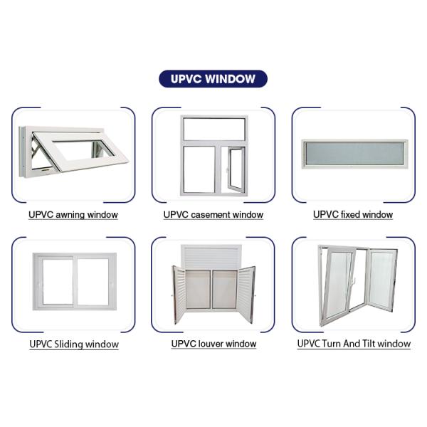 Energy UPVC Frame glass Curtain Type Roller Blind Pvc Window Frame for Single Hung Window