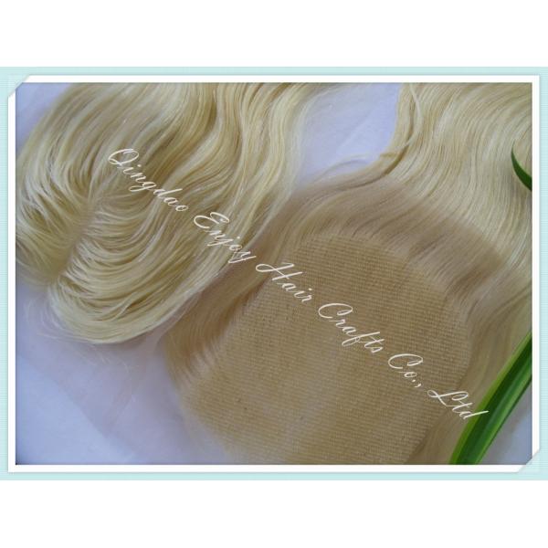 Lace top closure 4''x4'' ,malaysian virgin hair 613#color body wave 10''-24''length