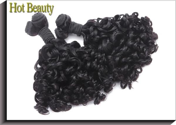 Big Pissy Real Double Weft Human Hair Extensions / Double Drawn Curly Hair