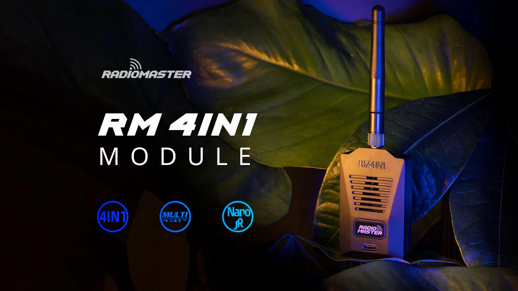 RadioMaster 2.4GHz RM 4IN1 Multi-protocol Module  FPV TX Transmitter Connector Long Range Radio for Racing Drone