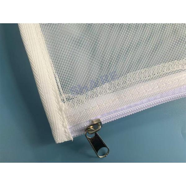 Bolsa de malla de poliéster/nylon de grado alimenticio con cremallera 100 200 300 400 500 600 700 800 900 1000