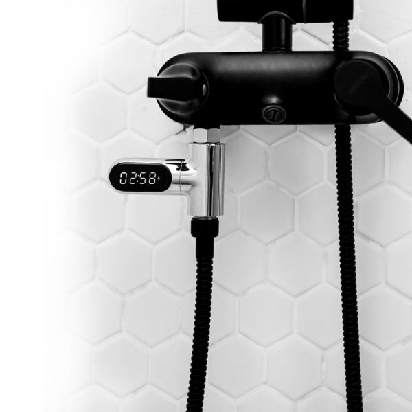 Revolutionize Your Bathroom with Self-Generating LED Display Water Temperature Gauge
