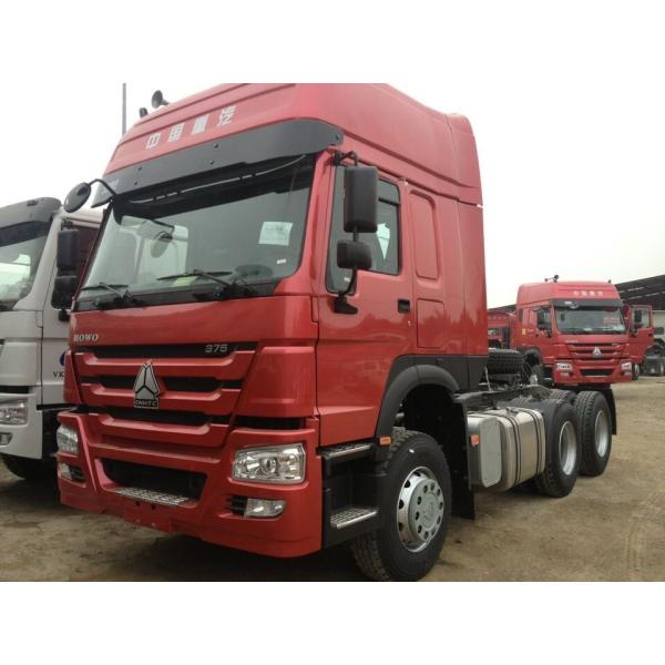 Howo7 6X4 Tractor Trailer Truck LHD 10 Wheels HW 79 High Roof Cab Two Berths 102 km / h