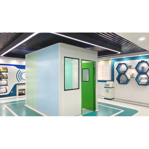 HUAAO ISO GMP Dust-Free PVC Wall Panel Modular Clean Room for Laboratories and Workshops FFU Clean Booth Assembly with Hard Wall