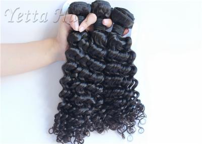 As extensões 100% malaias do cabelo do Virgin completo da cabeça molharam e Weave ondulado