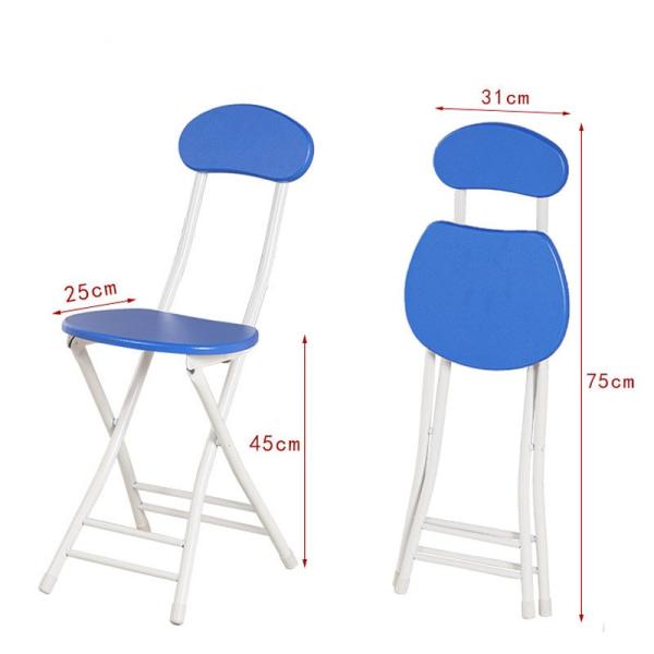 Foldable Wooden Dining Room Chairs With Metal Legs Multi Color Optional
