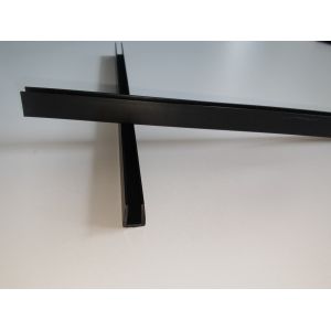 Línea de producción de perfiles de PVC negro para supermercados, línea de extrusión de perfiles de extrusores de tornillo único