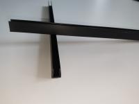Linha de produção de perfis de supermercado de PVC preto