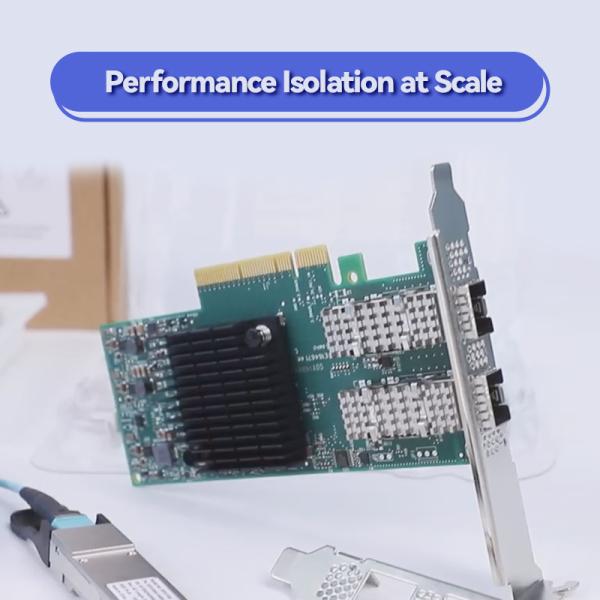 en 10 de l'adaptateur MCX515A-CCAT de carte réseau de 100GbE InfiniBand Mellanox 25 40 50 vitesses d'Oe