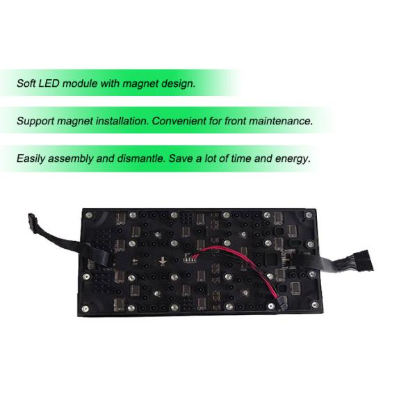 P3 Indoor Flexible LED Dislpay Screen 5mm Thickness Full Color Soft Module