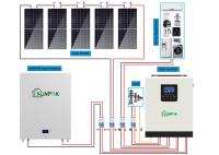 48v fixado na parede 200ah 10kwh completo fora da bateria de lítio do sistema solar Lifepo4 da grade