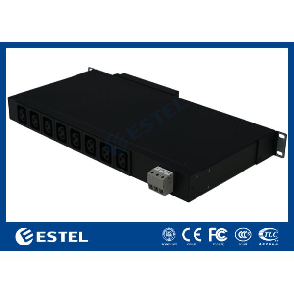 Smart Power Distribution Unit Designed for Space Utilization in Rack Mounted Environments with Compact 1U Size form Factory