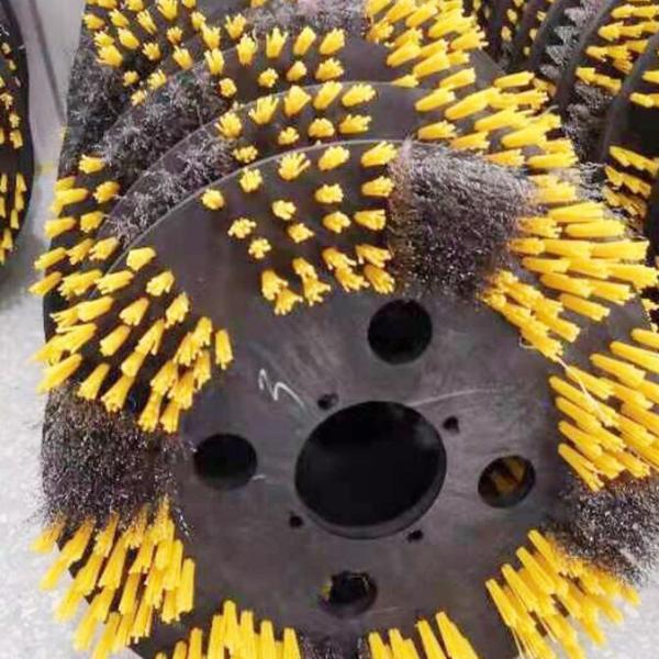 12Inch Industrial Yellow Nylon Bristle Underwater Deck Hull Cleaning Brush for Ship Hull Cleaning