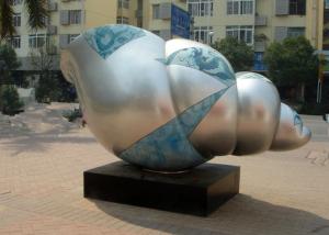 Le jardin contemporain en métal de conception de conque sculpte l'excellente r