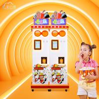 Stainless Steel Self Service Vending Popcorn Machine 220V Accepts Coins And Bills