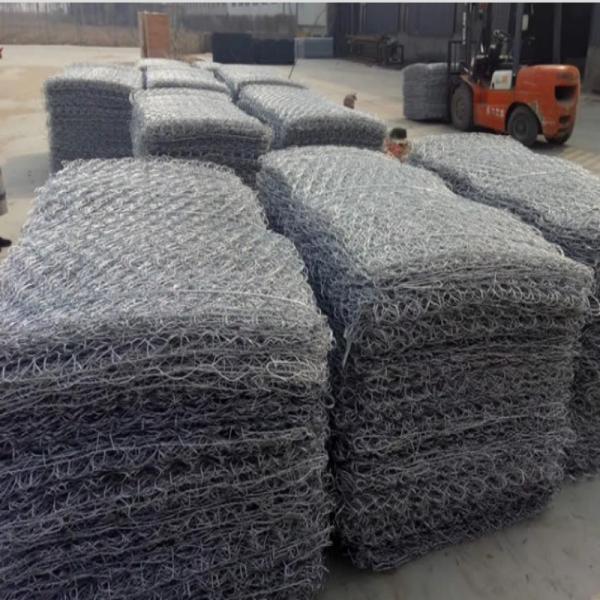 80x100mm 2.5mm Hexagonal Gabion Wire Mesh Low Carbon