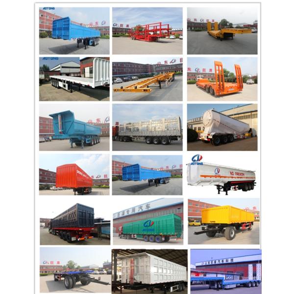 Стандарт 28T Двухскоростное посадочное колесо Сухое грузовое цементное танкерное транспортное полуприцеп