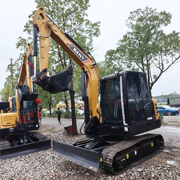 SANY SY60 Used Crawler Excavator 36kw Rated Power Small Size Digger Excellent Condition