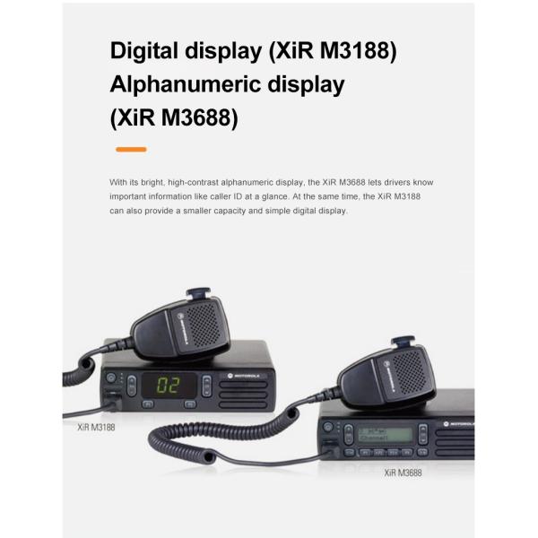 Xir M3688 Digital Car Radio 25W VHF 136-174MHz Walkie Talkie