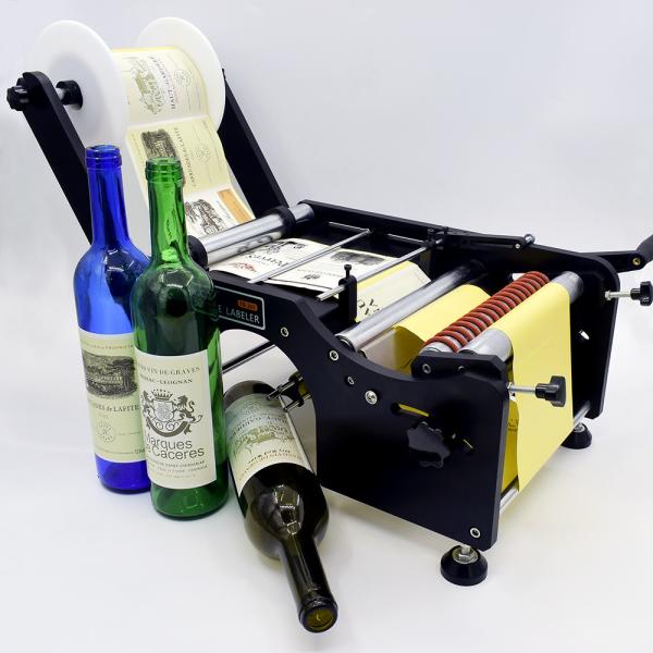 Semi Automatic manual portable round bottle labeling machine for small business TB-26S