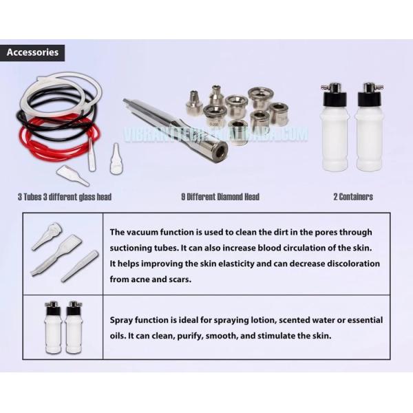 Ultrasonic Skin Rejuvenation Jet peel Oxygen Facial Whitening Machine No Turgescence Caused