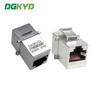 8P8C a la cannelure CAT.3 de carte avec protéger le RJ45 modulaire au coupleur RJ45 protégeant directement par le module