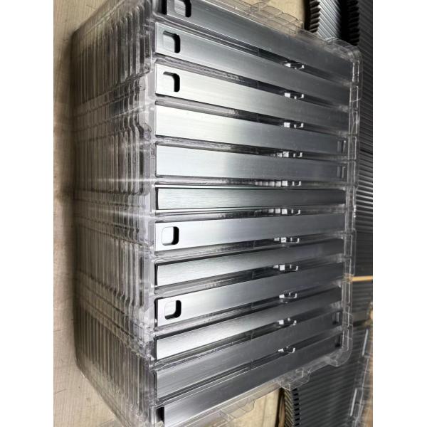 Grade 6063 Aluminum Fabrication Services Cut CNC Drilled Brushed Anodized Products