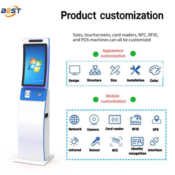 4Kディスプレイ搭載の商用セルフサービス決済端末