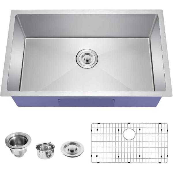 1 Bowl 304 Undermount Stainless Steel Kitchen Sink