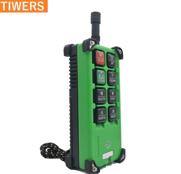 Pórtico industrial Crane Remote Control Reinforced Nylon do rádio de AC380V 500m