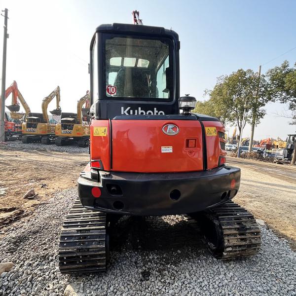 Подержанный экскаватор Kubota 6 тонн Kx165-5 Гидравлический буровой экскаватор