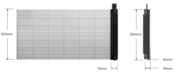 Система управления НОВЫ поддержки экрана СИД P3.91 800W/M2 прозрачная