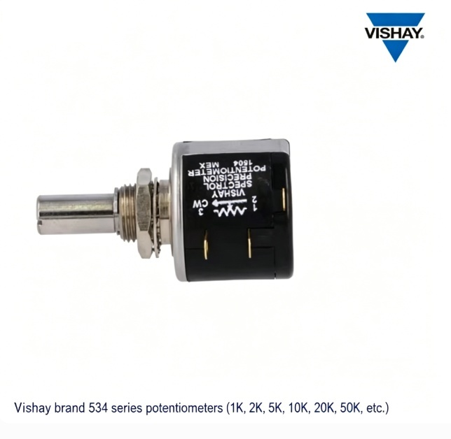 Imported Vishay Precision Wire-wound Potentiometer 534B1502JC Multi-turn Adjustable 1K-50K 500V