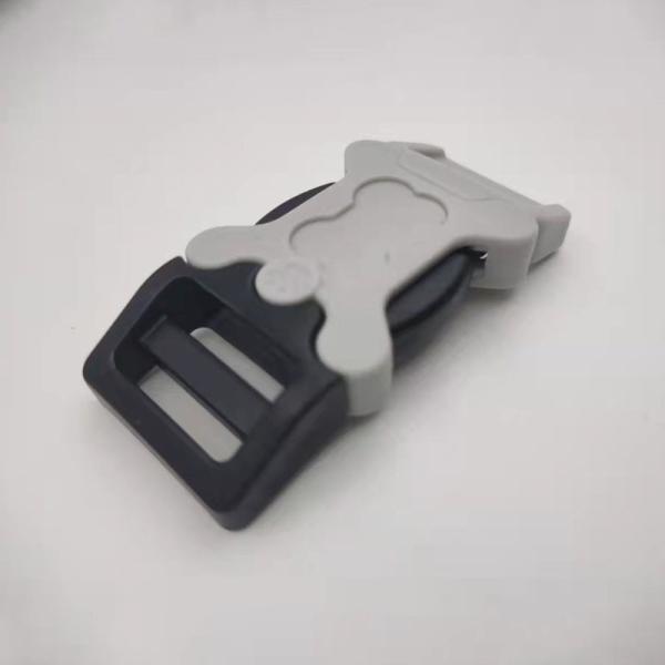 Pet Collar Side Squeeze Plastic Clips Curved Paracord Bracelet Buckles For 1 Inch Webbing