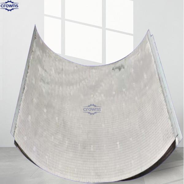 SS316 50micron 75 micron 120 ângulo de cinza de filtro de cinza para produção de amido de milho