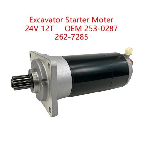 EexcavaStart Excavator Starter Motor CAT 24V 12T OEM 253-0287 262-7285