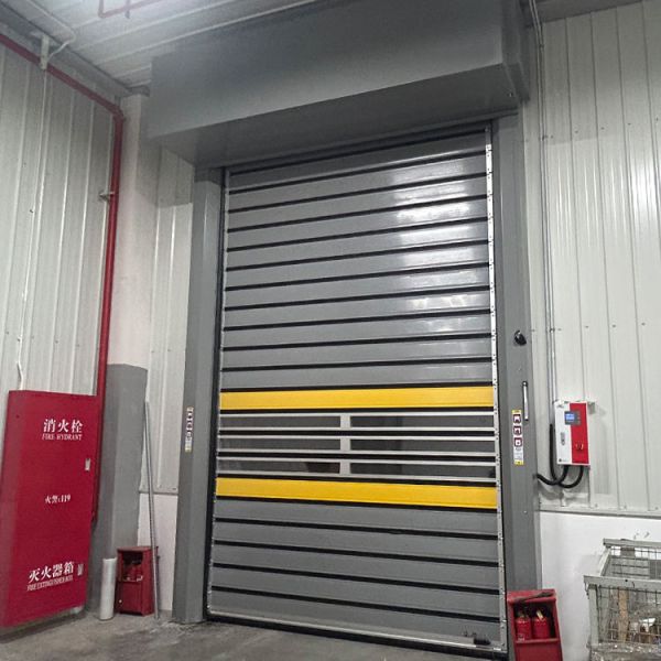 0.75KW-1.5KW Turbo Spiral High Speed Door Galvanized Frame Rolling Garage System