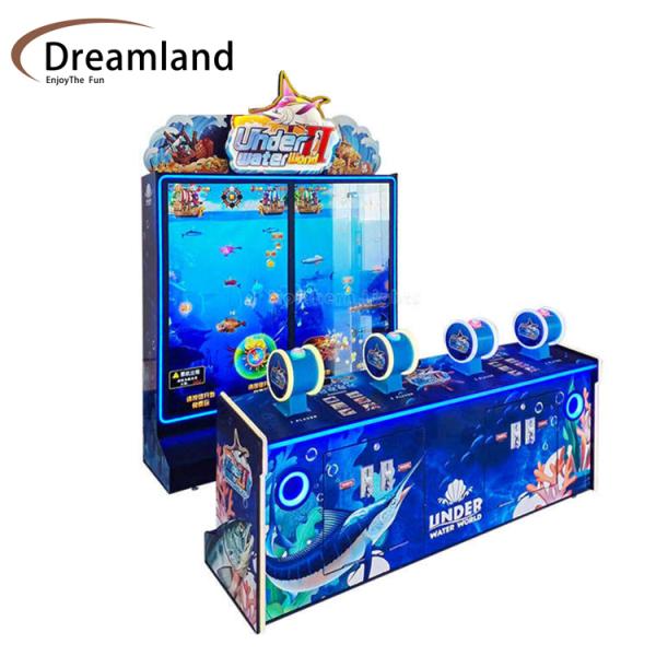 Elevate Your Gaming Experience Coin Operated 65LCD Fishing Redemption Game Machine With Our Go Fish Lottery Video Game Machine